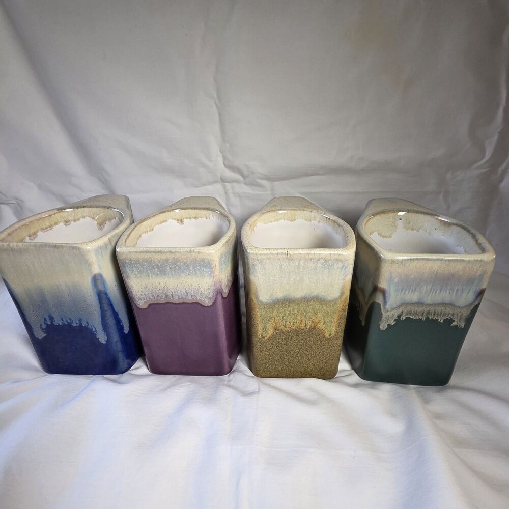 C&C Mexican Pottery Drip Glaze Stoneware Mug - Set of 4 (Rodolfo Padilla Style) - Picture 9 of 10